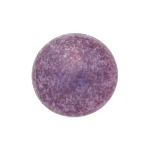 Opaque White Lila Vega Luster Cabochon Par Puca 14mm 1st