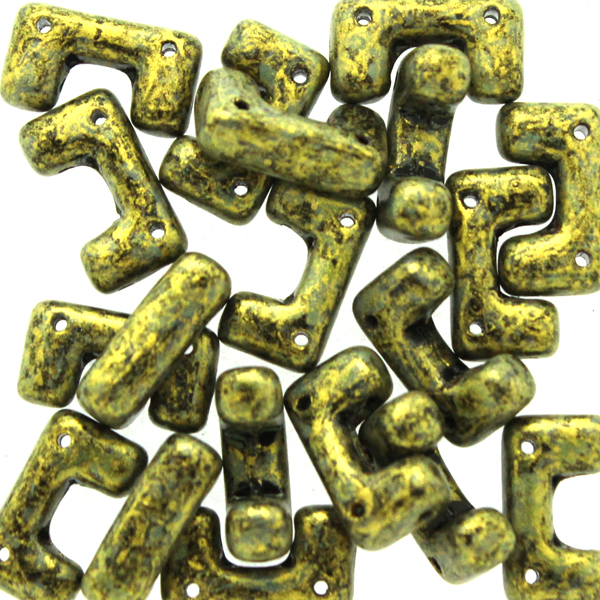 Metallic Mat Old Gold Spotted Telos 10g