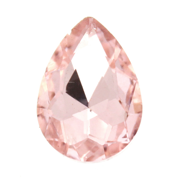 Pink Kinesisk Strass Droppe 18x13mm 2st