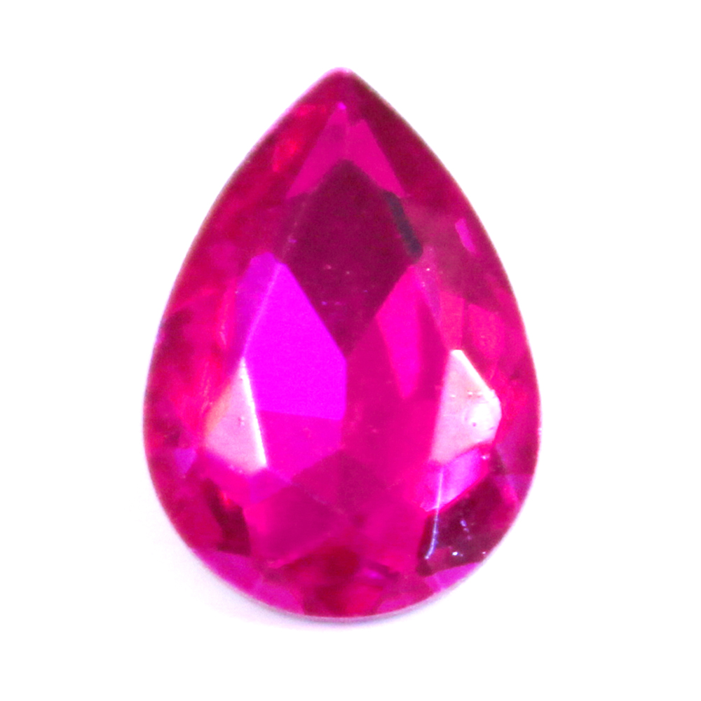 Hot Pink Kinesisk Strass Droppe 18x13mm 2st