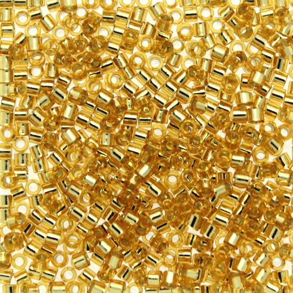 Silverlined Gold DBM-0042 Delicas 10/0 5g
