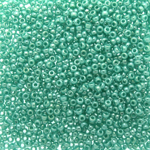 Opaque Turquoise Green Luster 15-0435 Miyuki 15/0 5g