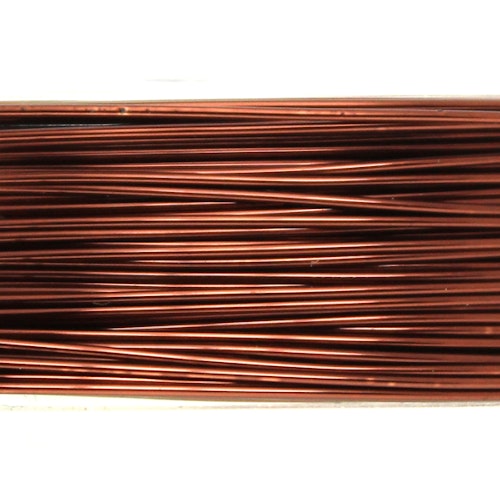 Brown Artistic Wire 24 Gauge/0,51mm 20yd/18,2m