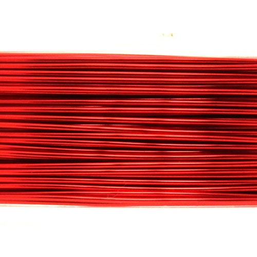 Red Artistic Wire 24 Gauge/0,51mm 20yd/18,2m