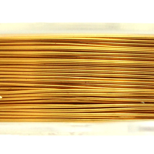 Tarnish Resistant Brass Artistic Wire 24 Gauge/0,51mm 20yd/18,2m
