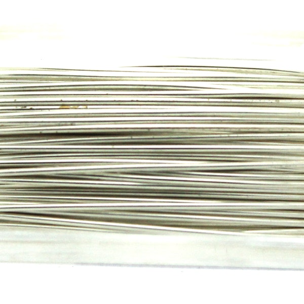 Tarnish Resistant Silver Artistic Wire 24 Gauge/0,51mm 15yd/13,7m