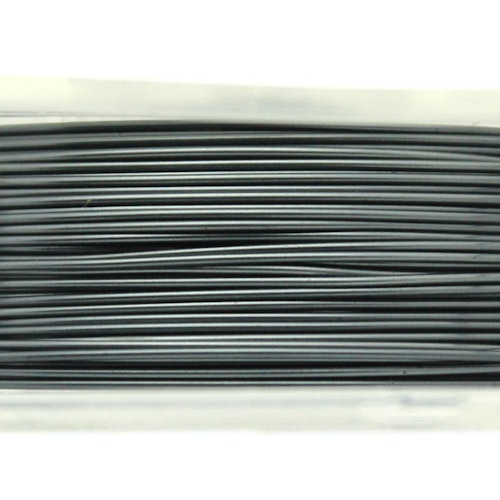 Grey Artistic Wire 24 Gauge/0,51mm 20yd/18,2m