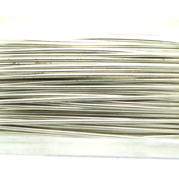 Tarnish Resistant Silver Artistic Wire 26 Gauge/0,41mm 30yd/27,4m