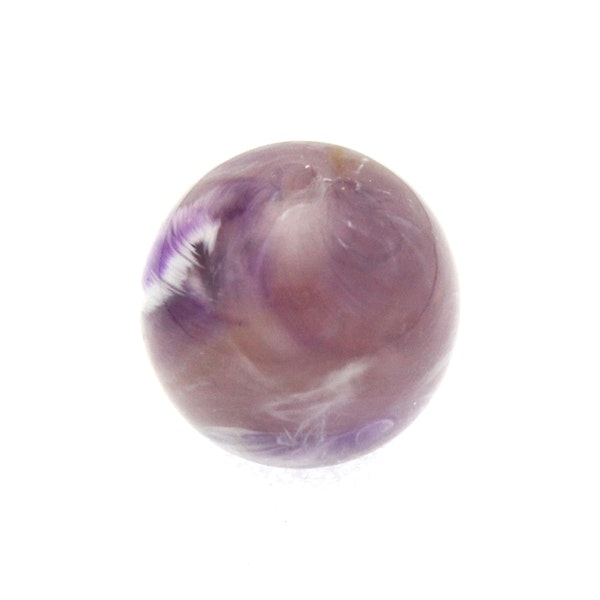 Milky Purple Rund Acrylpärla 18mm 1st