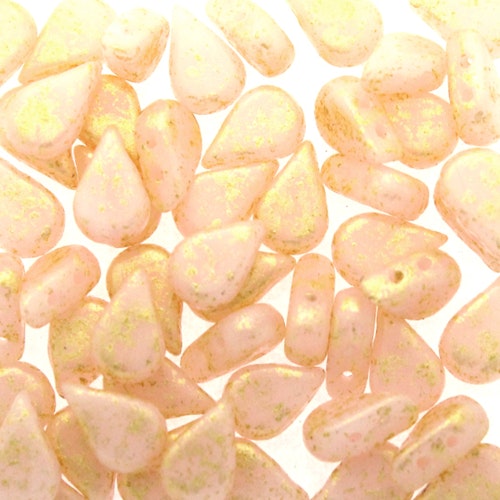 Light Pink Opal Gold Splash Amos 10g