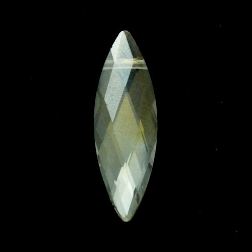 Crystal AB Facetterad Navette 30x10mm 1st