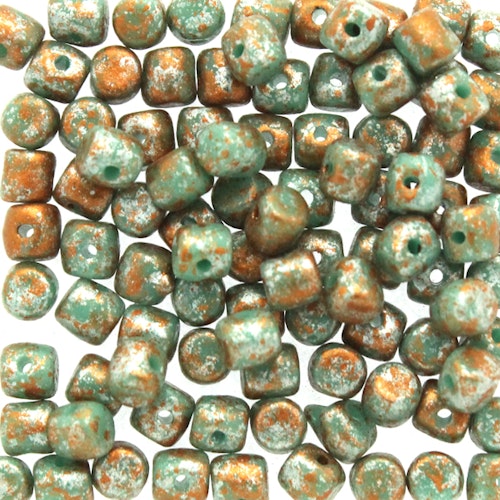 Green Turquoise Tweedy Copper Minos 5g