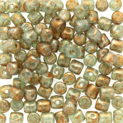 Green Aqua Opal Tweedy Copper Minos 5g