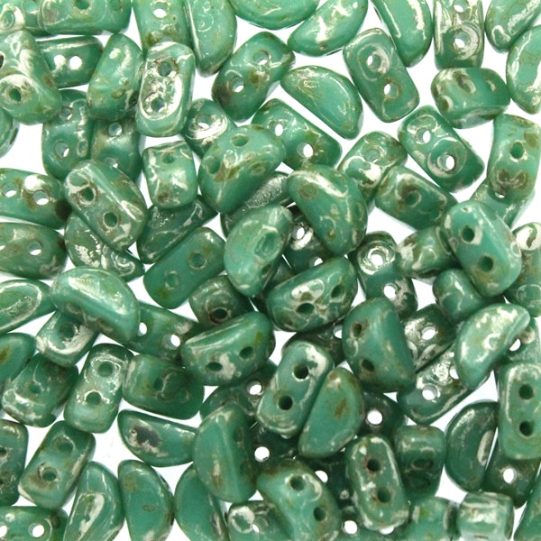 Green Turquoise Patina Silver Kos 10g