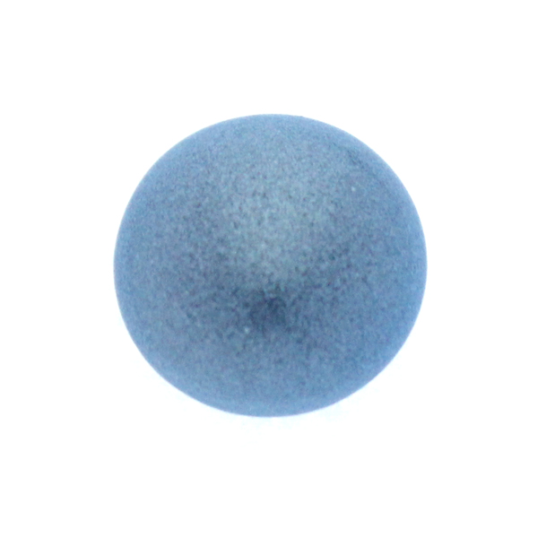 Metallic Suede Light Blue Cabochon Par Puca 14mm 1st