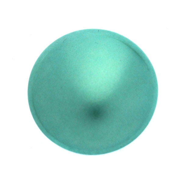 Green Turquoise Pearl Cabochon Par Puca 25mm 1st