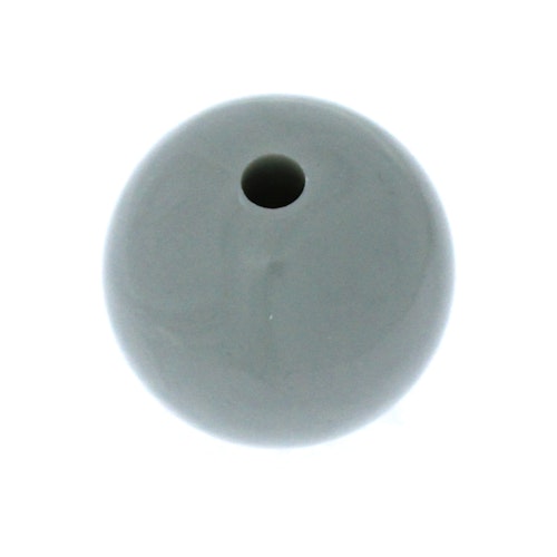 Opaque Grey Rund Acrylpärla 20mm 1st