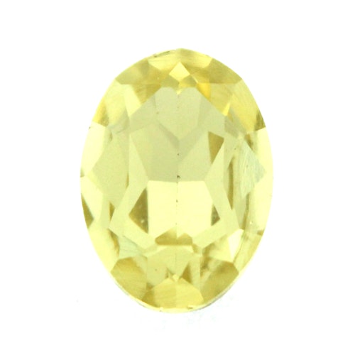 Jonquil Kinesisk Strass Oval 8x6mm 4st