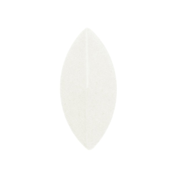White Fluorescense AB Kinesisk Strass Navette 10x5mm 4st