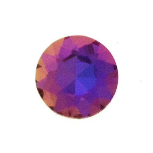 Purple Rainbow Kinesisk Round Stone 8mm 4st
