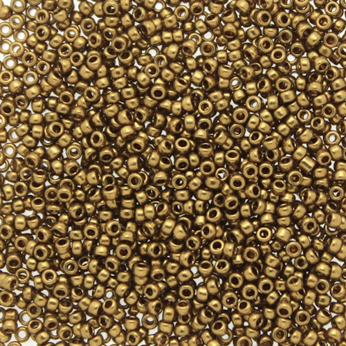 Metallic Light Bronze 15-0457L Miyuki Seedbeads 15/0 5g