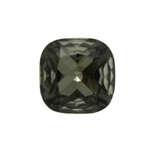 Black Diamond K9 Kinesisk Strass Cushion Square 18mm 1st