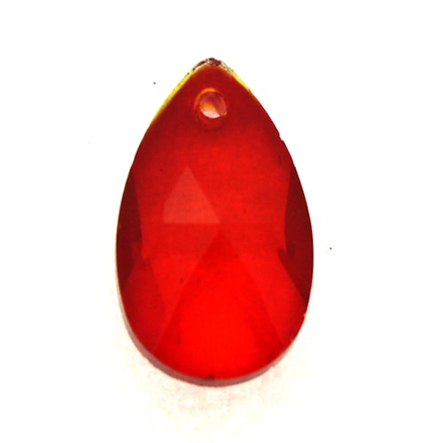 Ruby Pear Pendant 22x13mm 1st