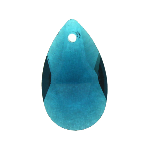 Teal Pear Pendant 22x13mm 1st