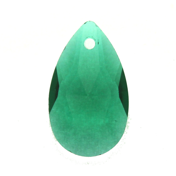 Emerald Pear Pendant 22x13mm 1st