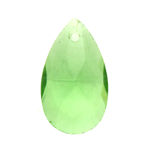 Light Green Pear Pendant 22x13mm 1st