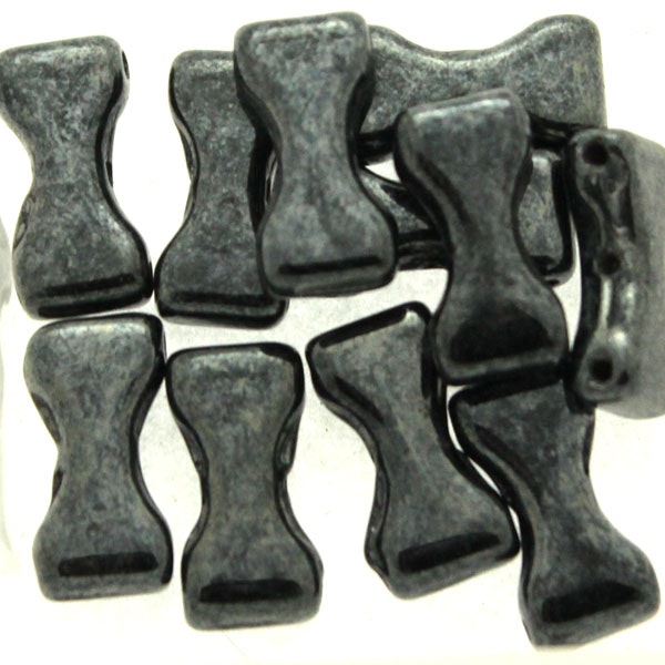 Hematite Bow Tie Beads 5g