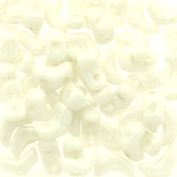 Opaque White Luster Mini Chevron 5g