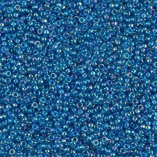 Transparent Capri Blue AB 15-0291 Miyuki 15/0 5g