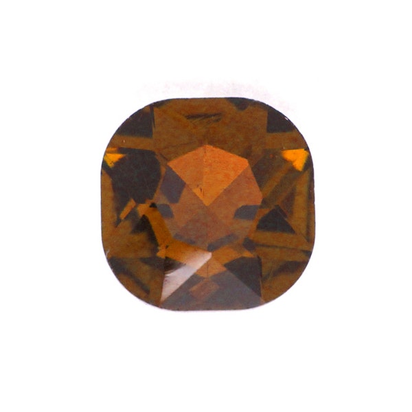 Smoke Topaz Kinesisk Strass Cushion Square 18mm 1st