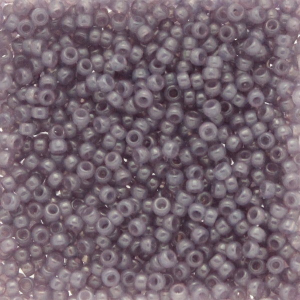 Translucent Lavender 15-2377 Miyuki Seedbeads 15/0 5g