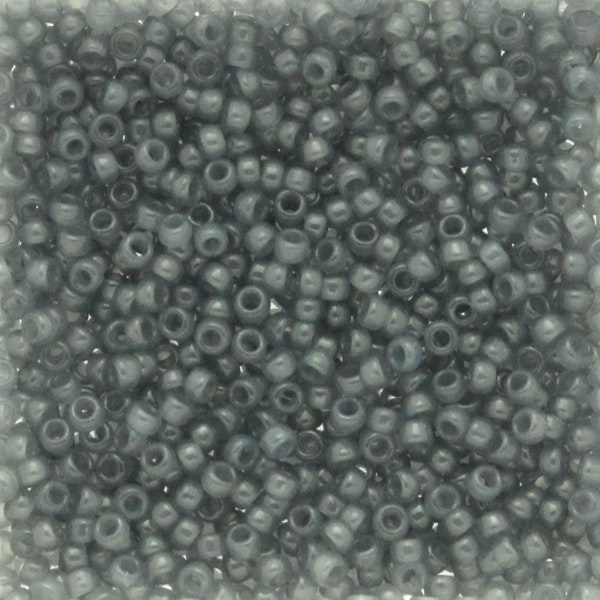 Translucent Slate 15-2378 Miyuki Seedbeads 15/0 5g