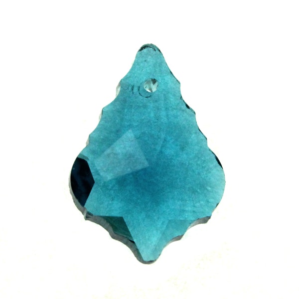 Teal Baroque Pendant 16x11mm 1st