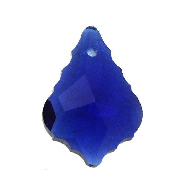 Cobalt Baroque Pendant 22x15mm 1st