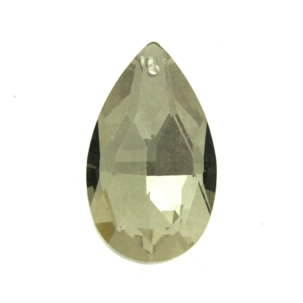 Black Diamond Luster Pear Pendant 38x22mm 1st