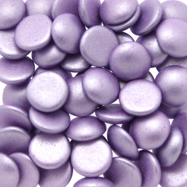 Metallic Suede Purple Cabochon Par Puca 8mm 5g