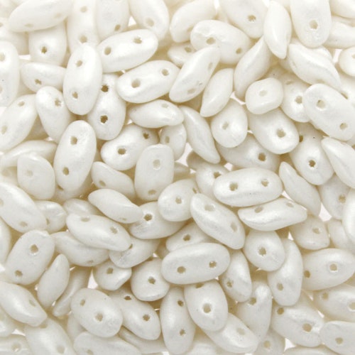 Alabaster Pearl White Wave Bead 5g