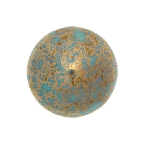 Frost Jade Teracota Bronze Cabochon Par Puca 18mm 1st