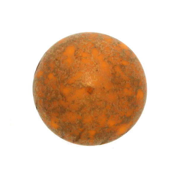 Frost Tangerine Teracota Bronze Cabochon Par Puca 18mm 1st