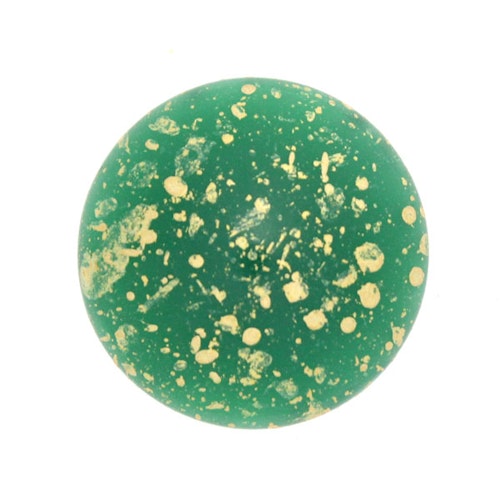 Frost Jade Gold Splash Cabochon Par Puca 25mm 1st