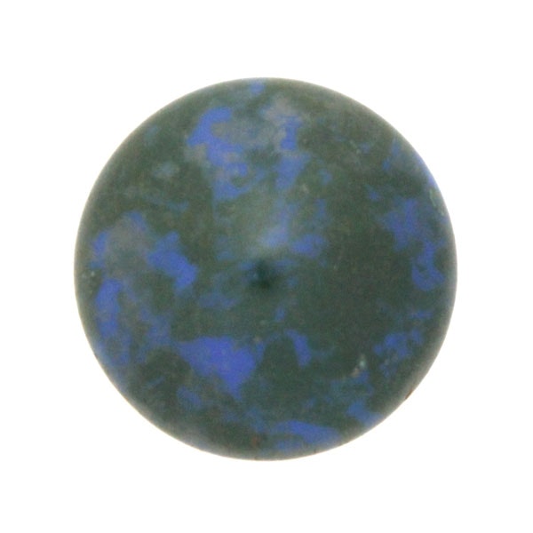 Frost Royal Blue Travertin Cabochon Par Puca 25mm 1st