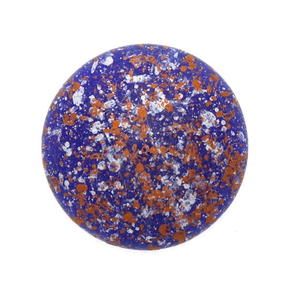 Frost Royal Blue Tweedy Copper Cabochon Par Puca 25mm 1st