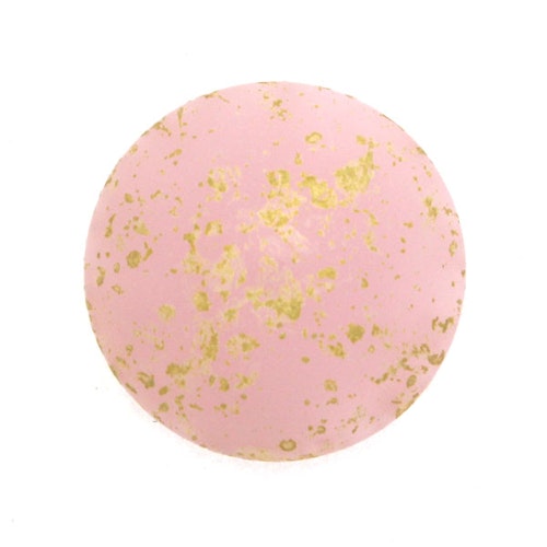 Frost Sweet Pink Gold Splash Cabochon Par Puca 25mm 1st