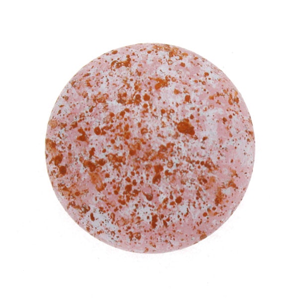 Frost Sweet Pink Tweedy Copper Cabochon Par Puca 25mm 1st