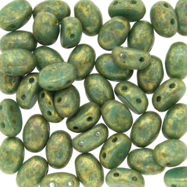 Opaque Green Gold Spotted Samos 10g