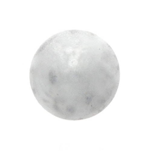 Alabaster Milky Silver Cabochon Par Puca 18mm 1st